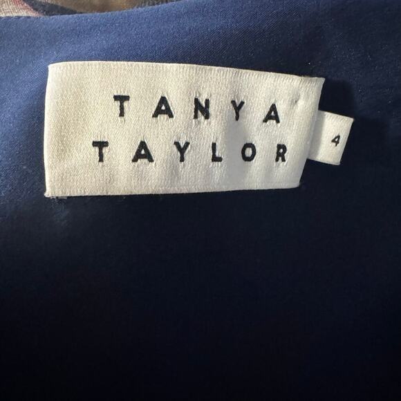 Tanya Taylor Luisa Wrap Silk Dress Floral Size 4 Feminine - Picture 12 of 12